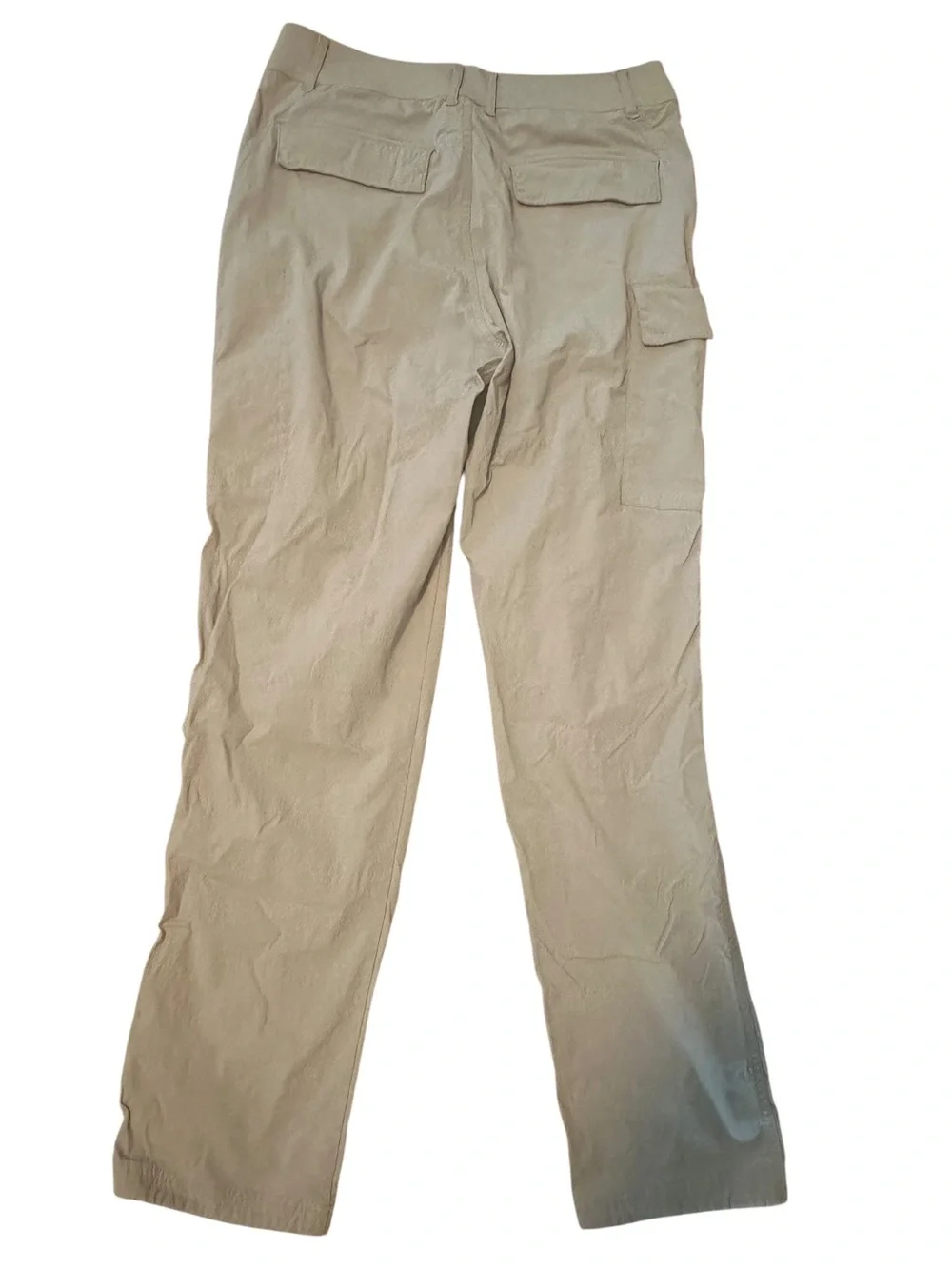 Athleta Neutral-Tone Cargo Joggers in Taupe Beige